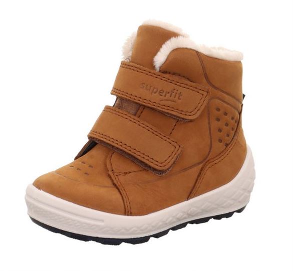 Superfit Vinterstøvler i Brun Nubuck med Goretex - Tilbud!