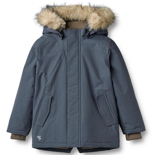 Wheat Vinterjakke Kasper i Gråblå – Fantastisk Tilbud!