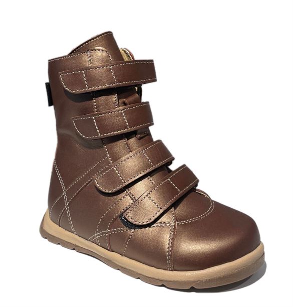 Aurelka Vinterstøvler i Bronze med Optimal Støtte til Børn