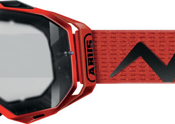 Abus Buteo MTB Briller – Rød, Perfekt til Hurtig Cykling