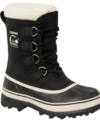 Sorel Caribou Vinterstøvle til Dame – Sort Black Stone Udsalg