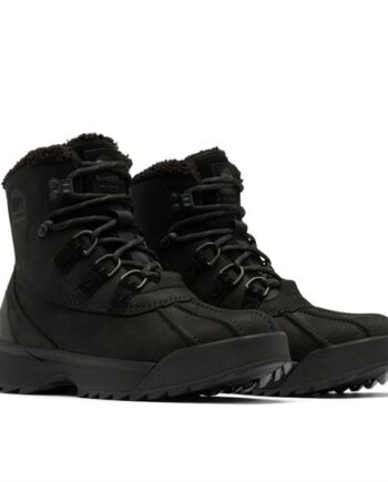 Sorel Scout  Lux Mens Black Black Sort